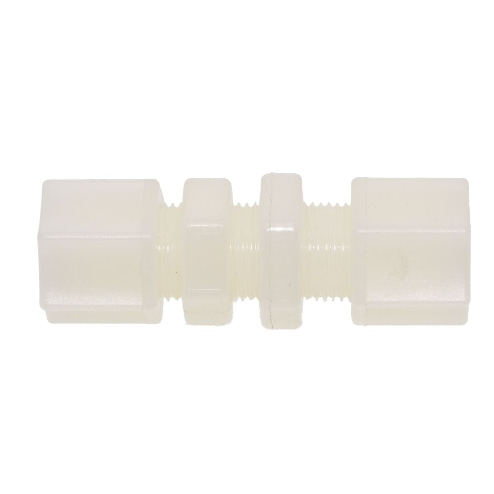 JACO 20-6-N-PG Bulkhead Union 3/8 OD x 5/8 Comp Thread Nylon Gripper Nut