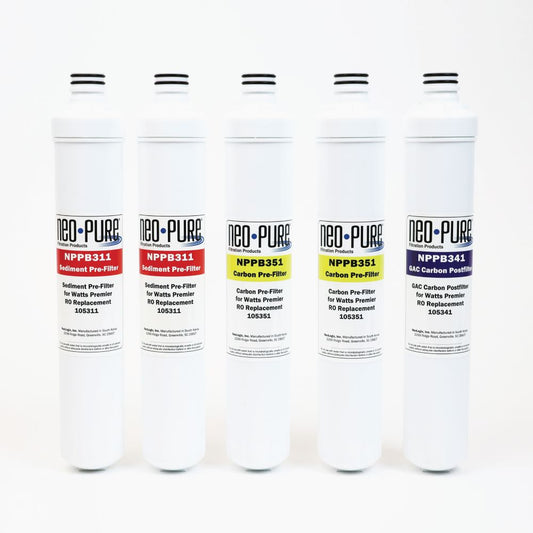 Neo-Pure Pre and Post Filter Replacement Kit for Watts Premier 531105
