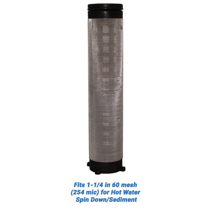 Rusco/Vu-Flow Hot Water Filter Screens for Spin-Down/Sediment Filters - Fits 3/4 in 60 mesh [254 mic] for Hot Water Spin Down/Sediment