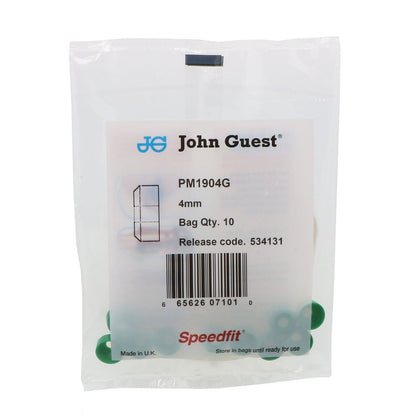 John Guest Collet Cover - 4mm, 5/32 OD Green