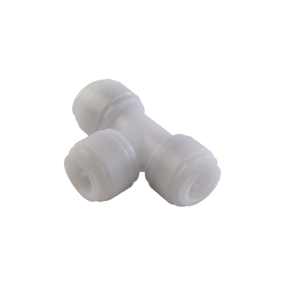 NeoFit - Acetal Natural White Reducing Union Tee- 1/2" run x 3/8" branch
