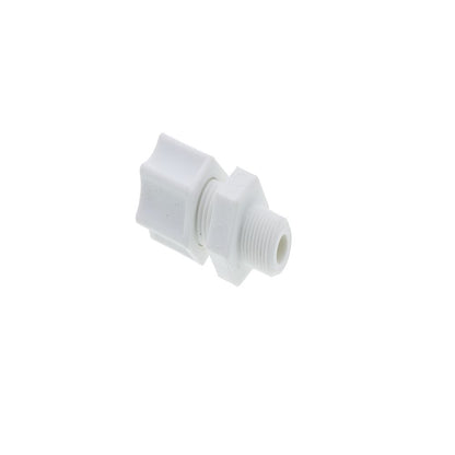 JACO 10-4-2-P-O Polypropylene Male Connector 1/4 OD Tube x 1/8 MPT