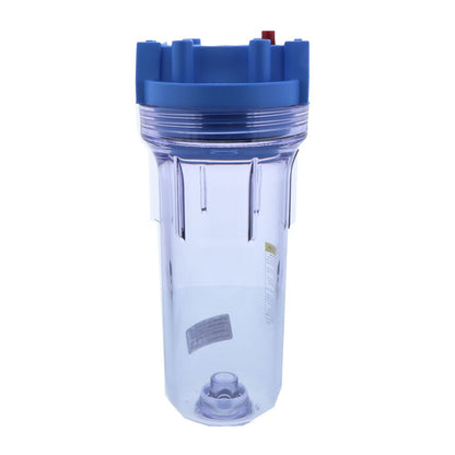 Pentek 150071 10 Standard Water Filter Housing Blue/Clear w/ PR - 3/4" FPT