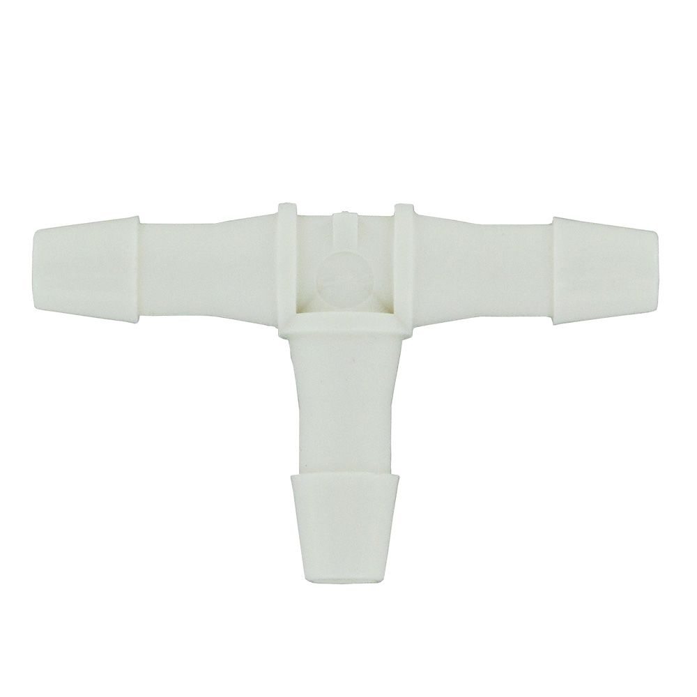 FitQuik Nylon Union Tee Barb Fitting - 5/32 ID x 5/32 ID x 5/32 ID