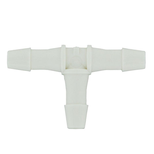 FitQuik Nylon Union Tee Barb Fitting - 5/32 ID x 5/32 ID x 5/32 ID