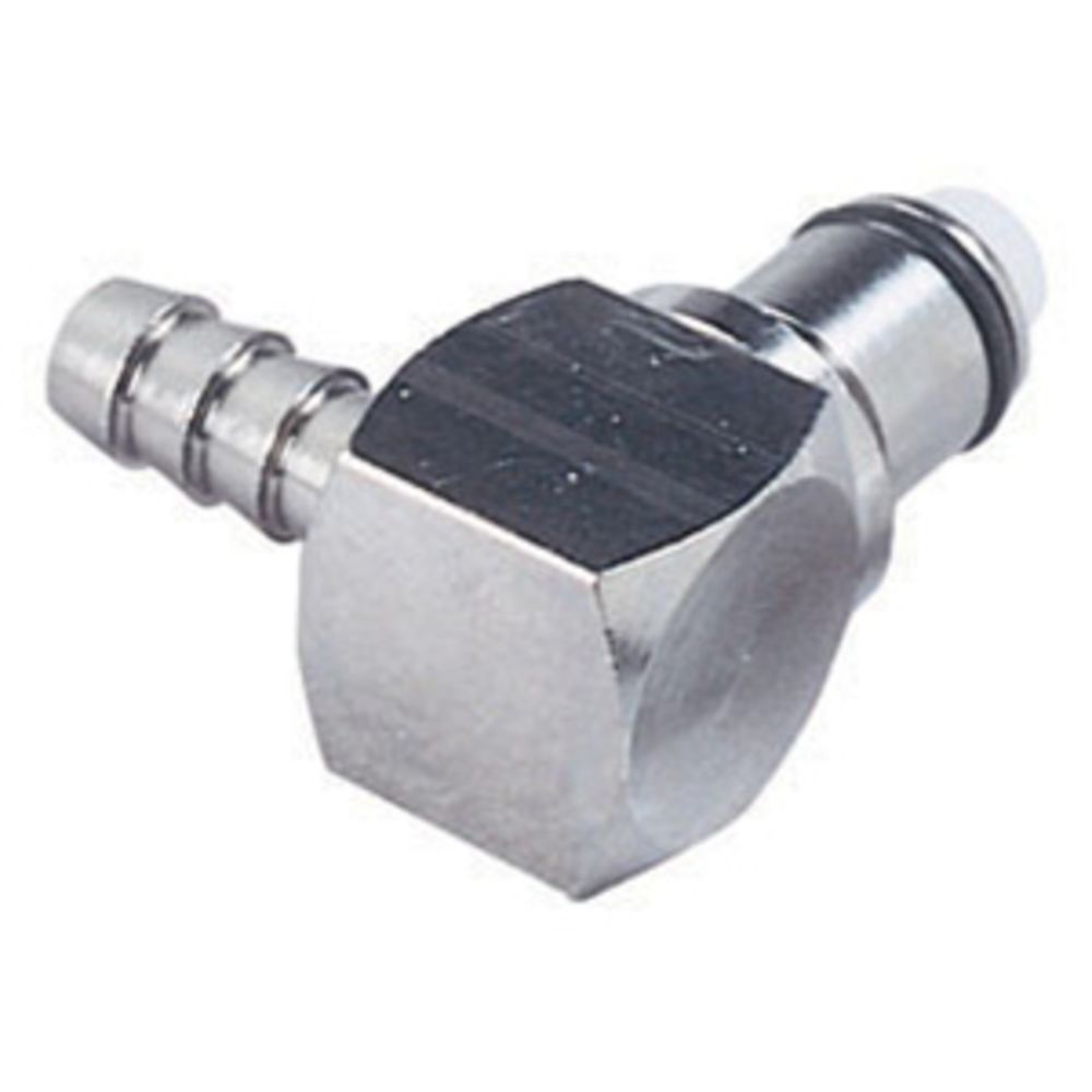 LCD23004 Valved Elbow Hose Barb Coupling Insert 1/4 ID Barb