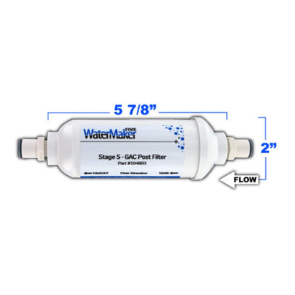 Kinetico 104834 Compatible Watermaker Five Postfilter GAC/Calcite Cartridge