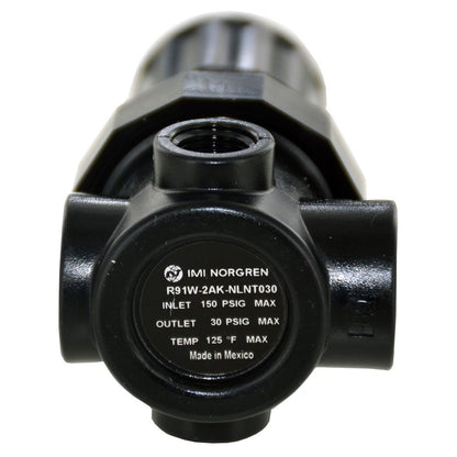 Norgren R91W-2AK-NLNT030 Non-Relieving Water/Air Pressure Regulator 1/4 FPT