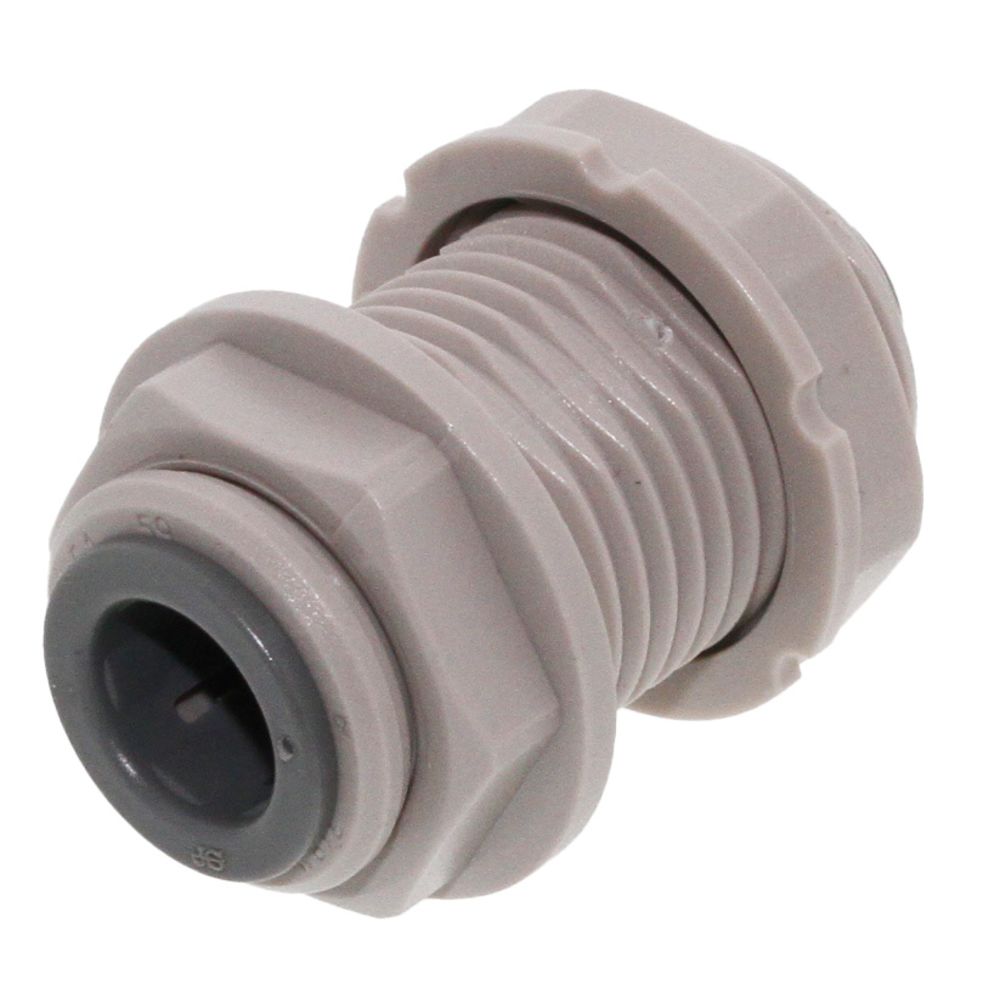 John Guest Bulkhead Union - 3/8 x 1/4
