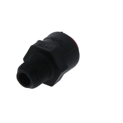 Kynar PVDF Check Valve 3/8 x 1/4 MNPT - 3.0 psi Crack Pressure