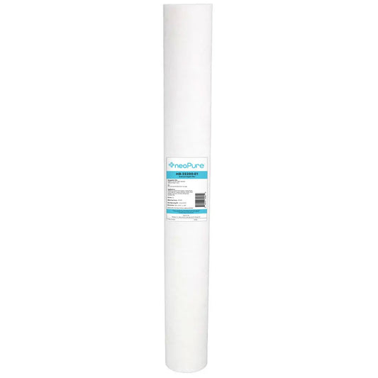 Neo-Pure MB-25200-01-NL 2-1/2" x 20" Polypropylene Sediment Depth Filter 1 Mic