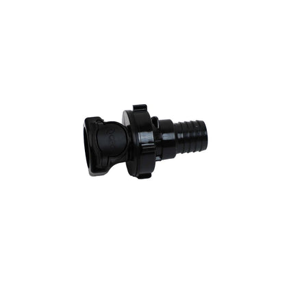 HFCD161257 Valved Panel Mount Hose Barb Coupling Body  3/4 ID Barb