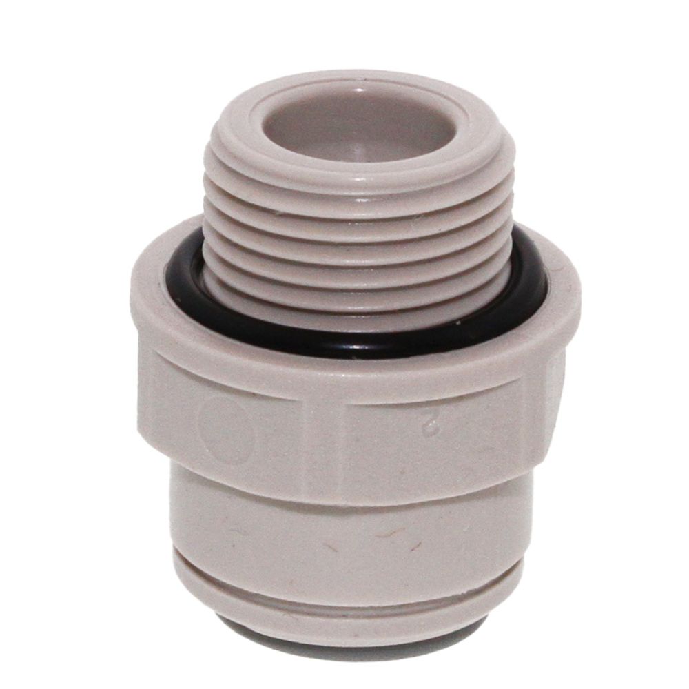 John Guest Male Connector BSPP - 1/4 x 1/4  BSPP