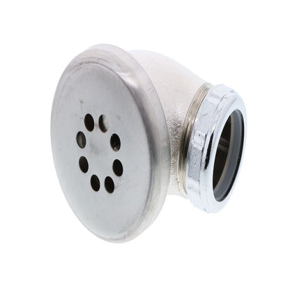 T&S Brass 011356-45 Overflow Head Assembly, Chrome Plated Brass Body & SS Strainer