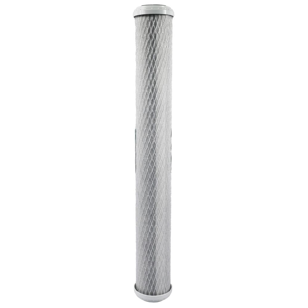 Neo-Pure CTO1-2520-S 2-1/2" x 20" Carbon Block Filter 5 Micron with 6 oz Siliphos CTO/Scale Prevention