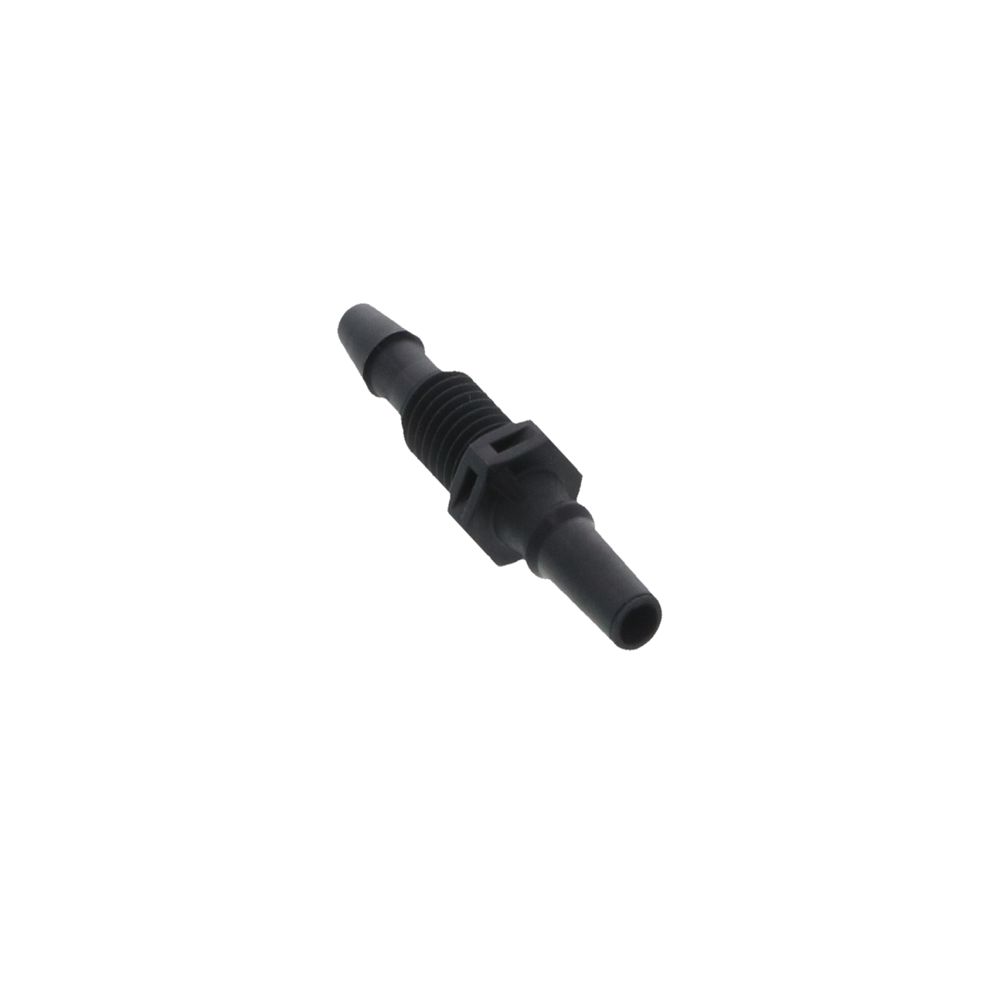 PMLM4131 Luer Fitting Black Nylon Panel Mount Male Luer X 1/8 HB