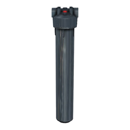 Pentek 20" STD Housing 3/4" FPT Reinforced Cap Dura-series Slate/Slate with PR