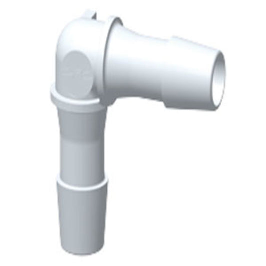 HE1270 Elbow Fitting Natural PVDF 3/8 HB x 3/8 HB
