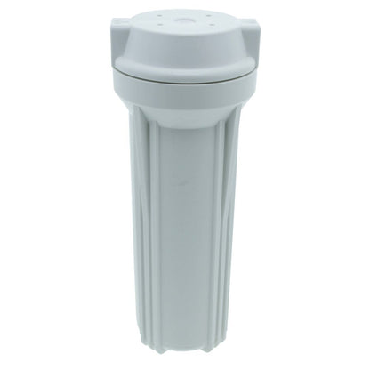 10" Neo-Pure SlimLine Filter Housing White 3/8" No Pressure Relief