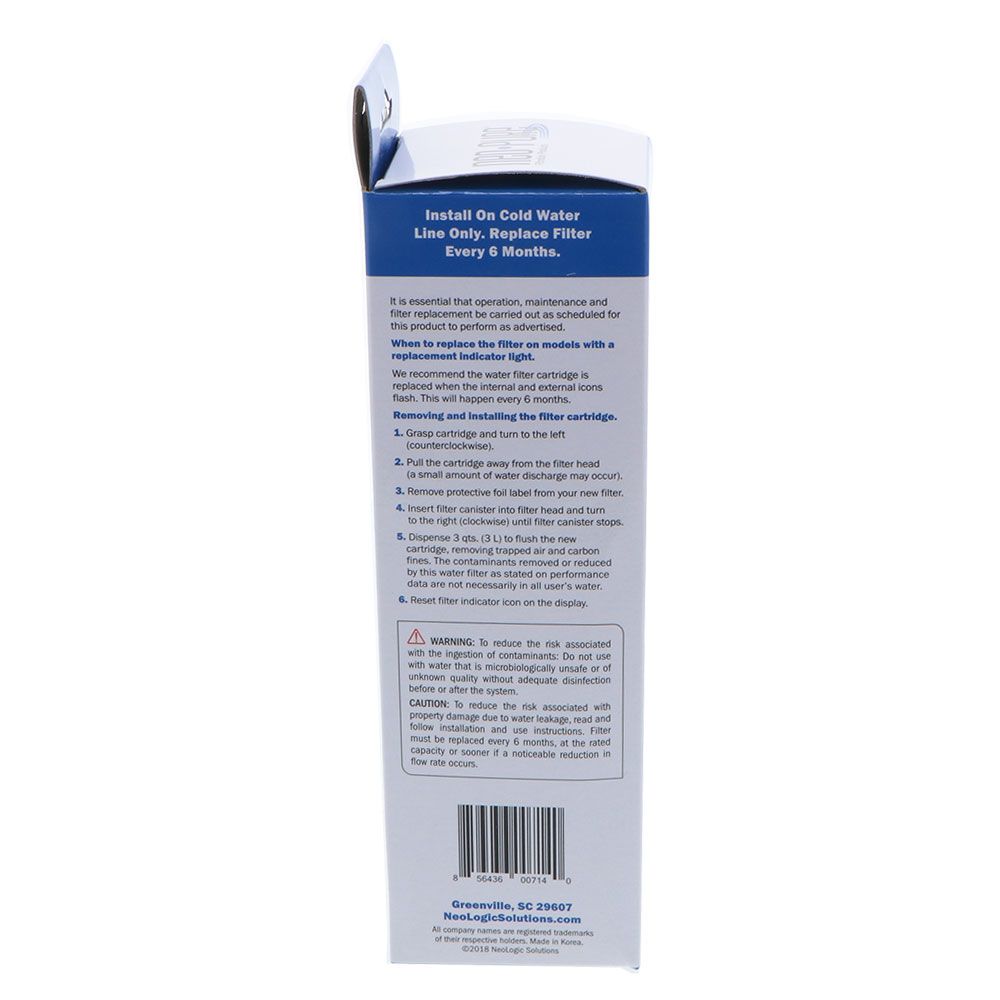 Fisher and Paykel 836848 Compatible Replacement Fridge Filter by Neo-Pure