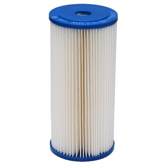 Harmsco® HB-10-5W 10" Calypso Blue Premium Pleated Filter 5 micron