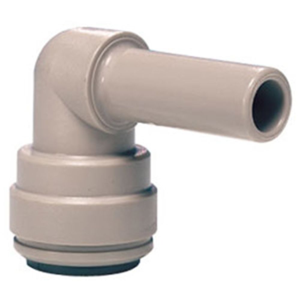 John Guest Stem Elbow Connector - 1/2 Stem x 1/2