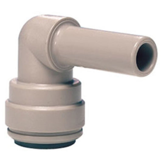 John Guest Stem Elbow Connector - 1/2 Stem x 1/2