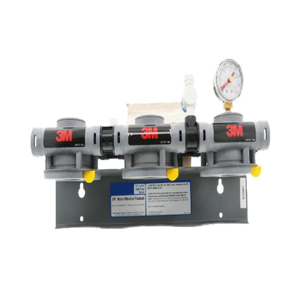 3M Water Filtration DP3 3/4" MNPT Inlet & Outlets, Triple Head, Dual Outlets