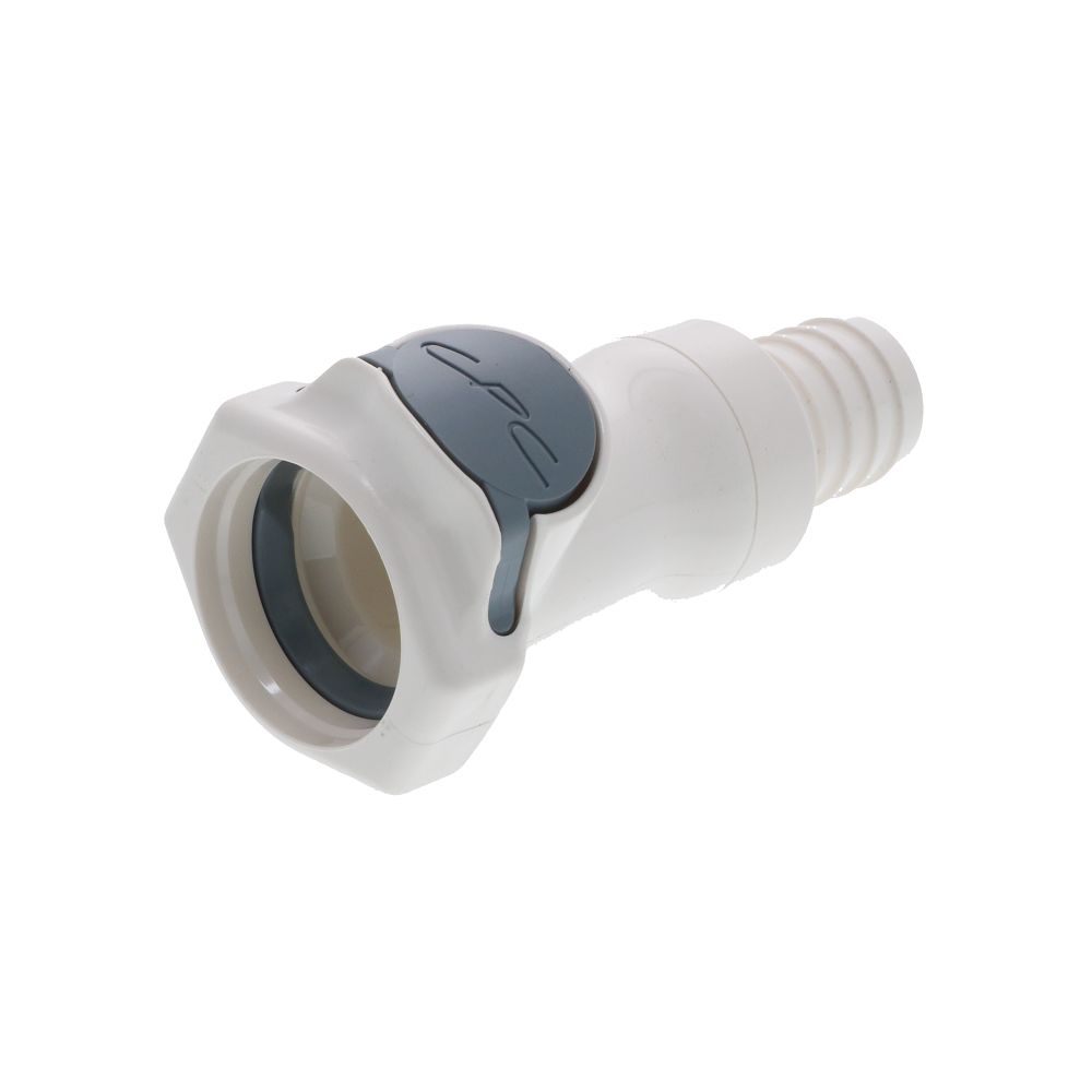 HFCD171035 Valved In-Line Hose Barb Coupling Body 5/8 ID Barb