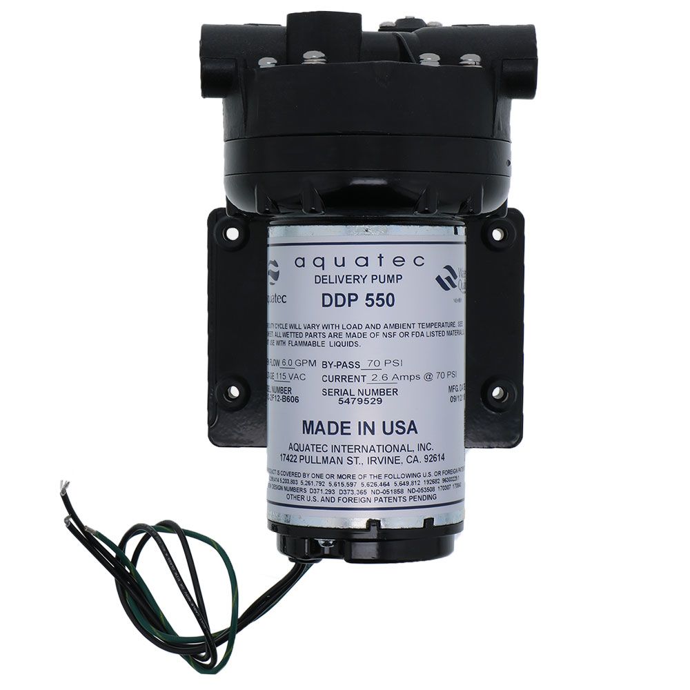 Aquatec 5513-2F12-B606 Pump 4.9 gpm, 1/2 FPT, 115V AC NO Cord
