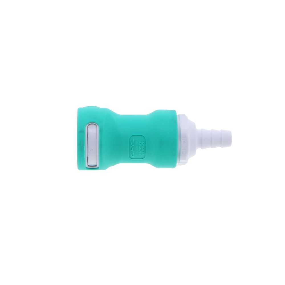 NS4D1700406 ABS Valved In-Line Hose Barb Coupling Body 1/4 ID Barb