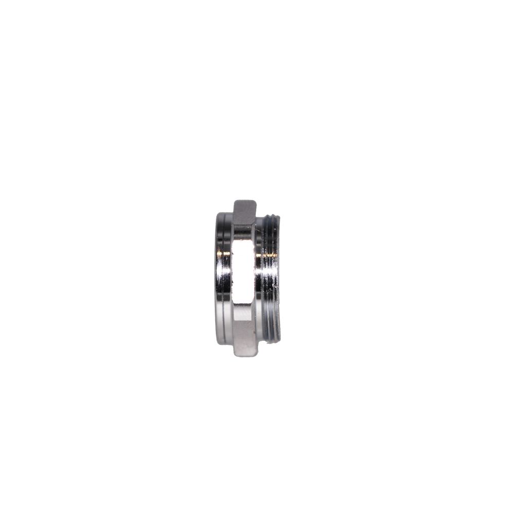 Faucet Aerator Adapter Full Flow FPT 3/4"-27 x MPT 55/64"-27 Chrome