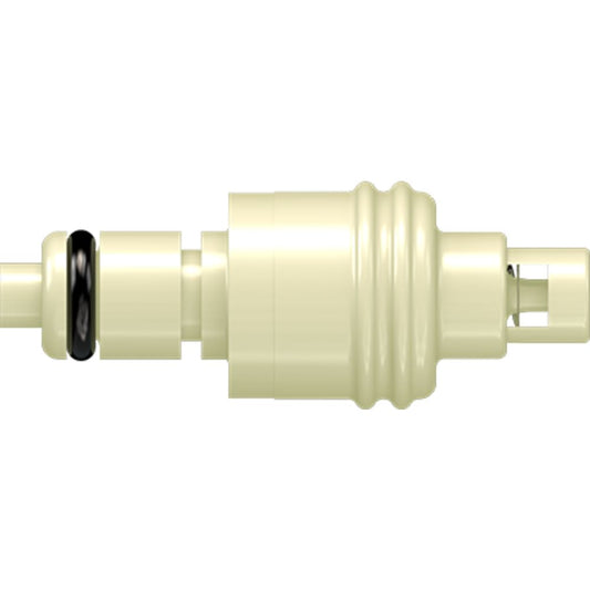 LinkTech 20PP Series Straight Male, Valved, 1/16" HB, Molded Almond Color, Polypropylene, EPDM