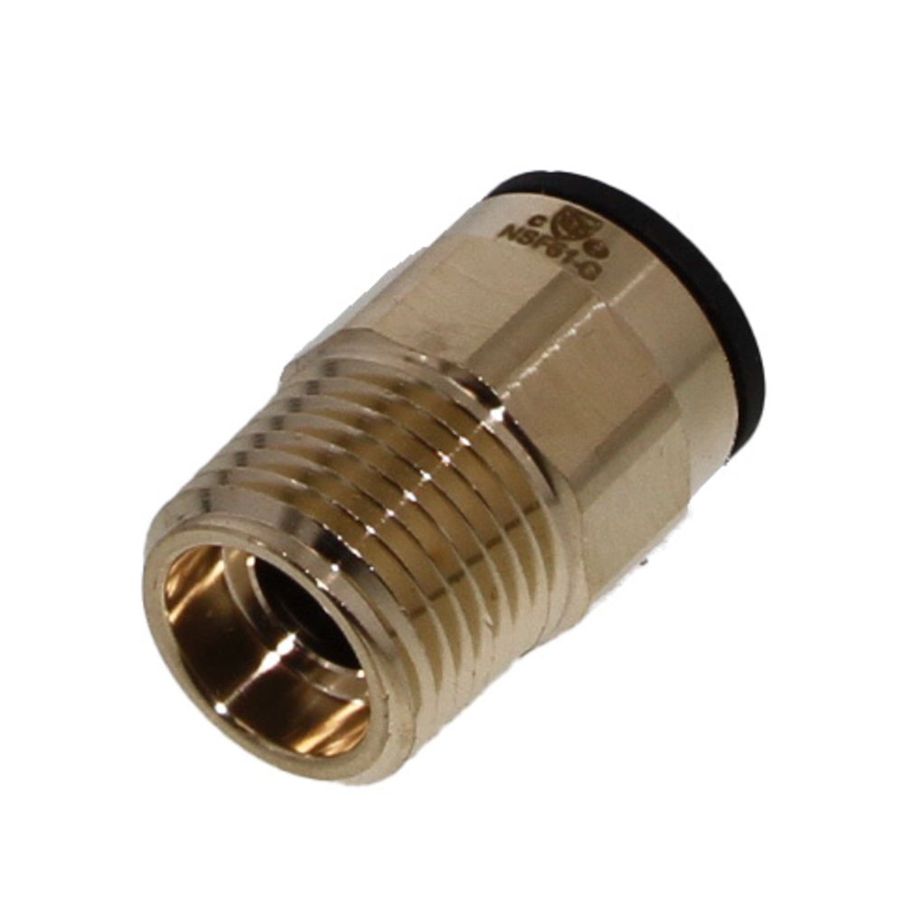 John Guest Lead-Free ProLock Brass Male Connector NPT - 1 CTS x 1 NPT