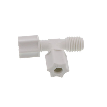 JACO 75-4-4-P-PG Polypropylene Male Run Tee 1/4 OD Tube x 1/4 MPT