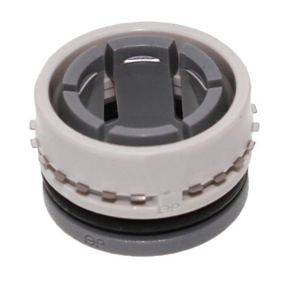 John Guest Metal Half Cartridge - 3/16 Brass Body, Gray Acetal Collet, Single Nitrile O-ring