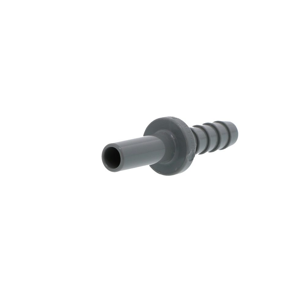 John Guest Stem Barb Connector  - 1/4 OD Stem x 1/4 ID Barb