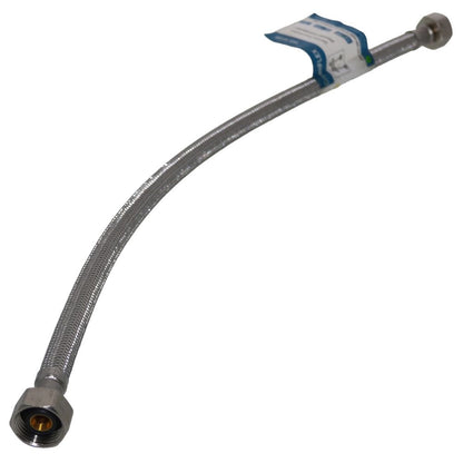 Braided Stainless Steel Water Supply 1/2 FIP x 1/2 FIP x 20"
