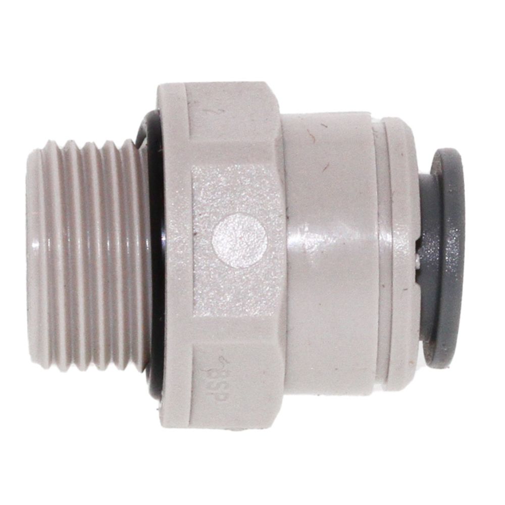 John Guest Male Connector BSPP - 1/4 x 1/4  BSPP