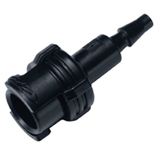 SMFDM3MBLK Valved Inline Hose Barb Black Coupling Body 3mm ID Barb