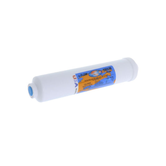 Omnipure Inline K2515-BB 1 mic CTO/Lead/Cyst - 10" x 2" Filter - 1/4" FPT [Everpure Compatible IN-10 CL-1]