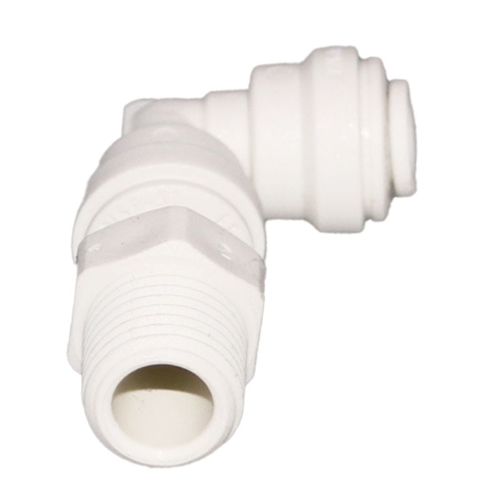 John Guest Swivel Elbow Polypro - 3/8 x 1/4 NPTF