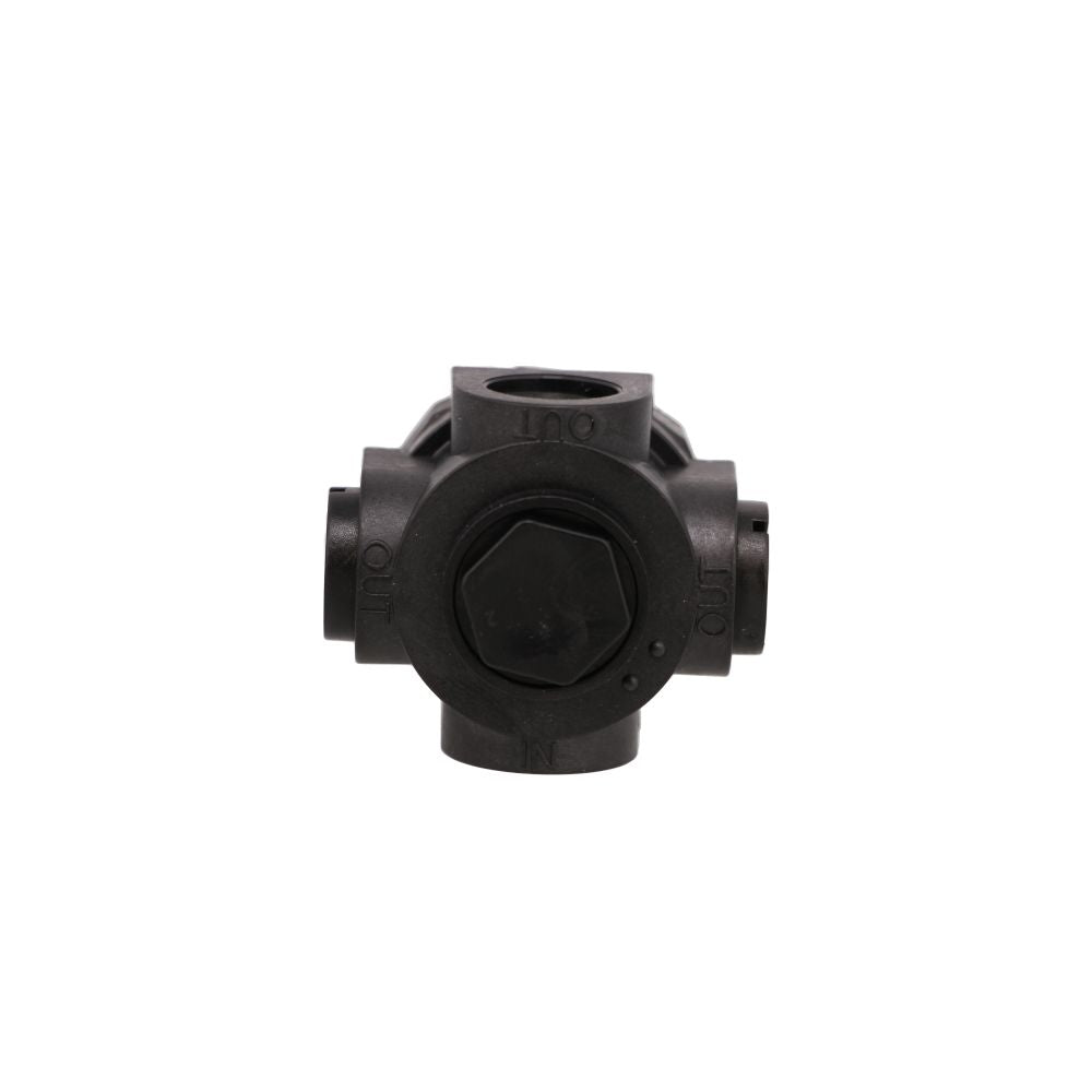 Watts P60-M1-4V-25 Miniature Plastic Water Pressure Regulator - 4 Port - 1/4″ NPT 0-25 PSI