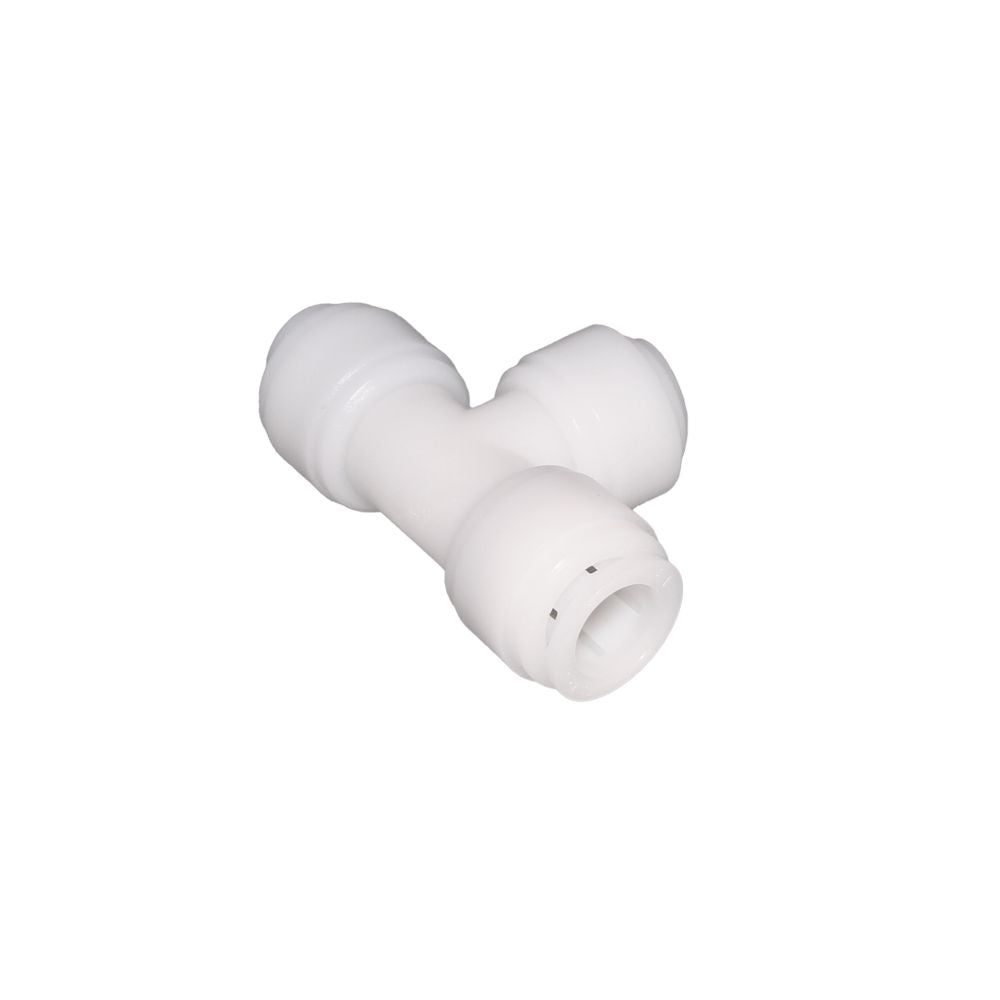 NeoFit - Acetal Natural White Union Tee 4mm[5/32"] tube