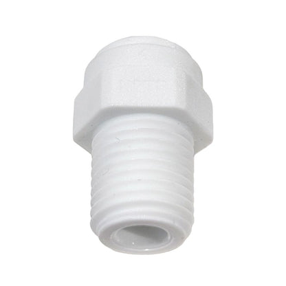 John Guest - White Acetal Male Connector - 1/4 x 1/4" MNPT