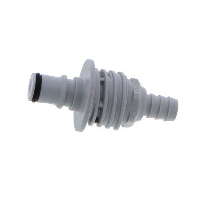 NS4D42006 Valved Panel Mount Hose Barb Coupling Insert 3/8 ID Barb