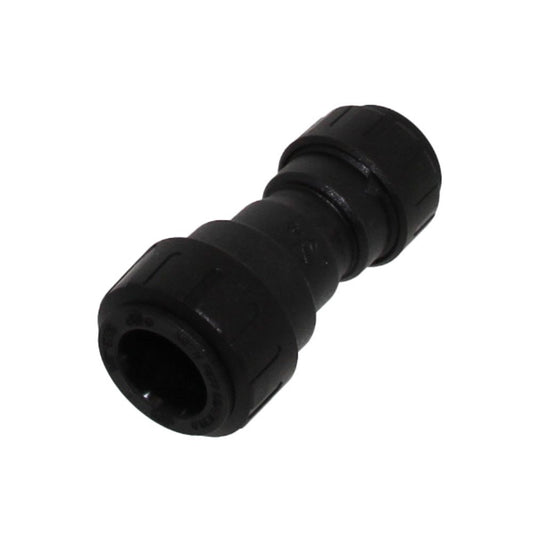 John Guest ProLock Black Coupler - 1/2 CTS