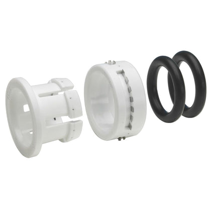 John Guest Plastic Half Cartridge - 1/4 White Double Nitrile O-ring