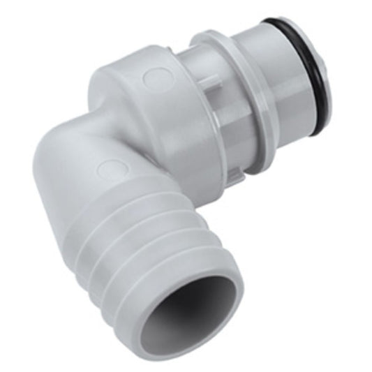 HFCD231212 Valved Elbow Hose Barb Coupling Insert 3/4 ID Barb