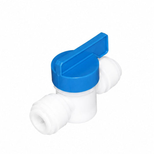neoFit - Acetal Natural True White Ball Valves 3/8" tube - Bulk Pack [350]